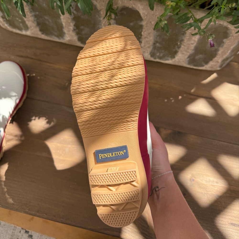 Pendleton Geometric Patterned Boots - image 3